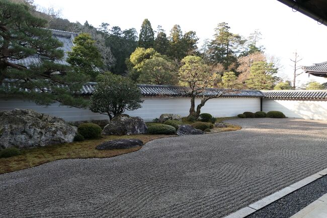 京都　優雅な冬旅♪　Vol.42 ☆南禅寺：冬の美しい方丈庭園♪
