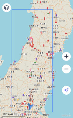 ☆東北車行 ①茨城～山形［米沢泊］