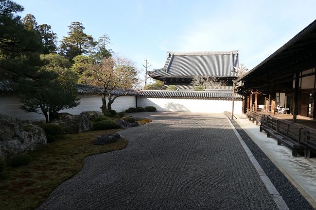 京都　優雅な冬旅♪　Vol.46 ☆南禅寺：冬の美しい方丈庭園♪
