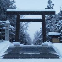 あてもなく冬の札幌