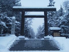 あてもなく冬の札幌