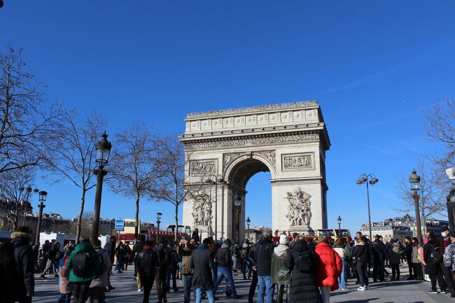 フランスでラグビー観戦の旅　凱旋門