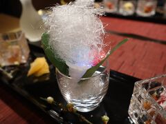 2022年１月　箱根のオーベルジュ「きたの風茶寮」ふたたび、今回は「さぎそう」に滞在 その２　夕食は前回と違う内容、楽しくて美味しかった～