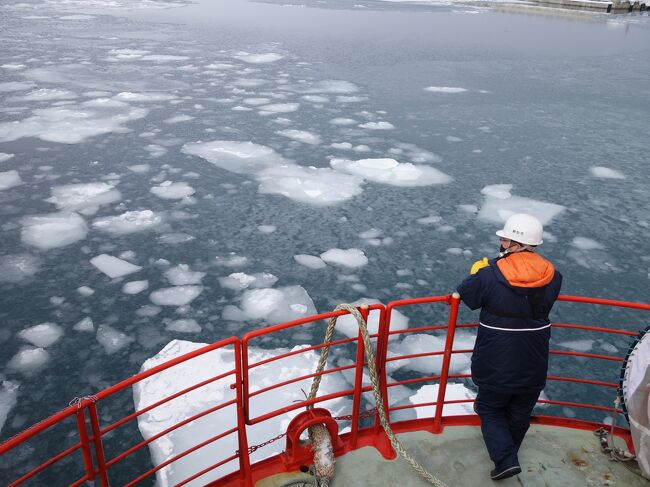 紋別　砕氷船と流氷まつり