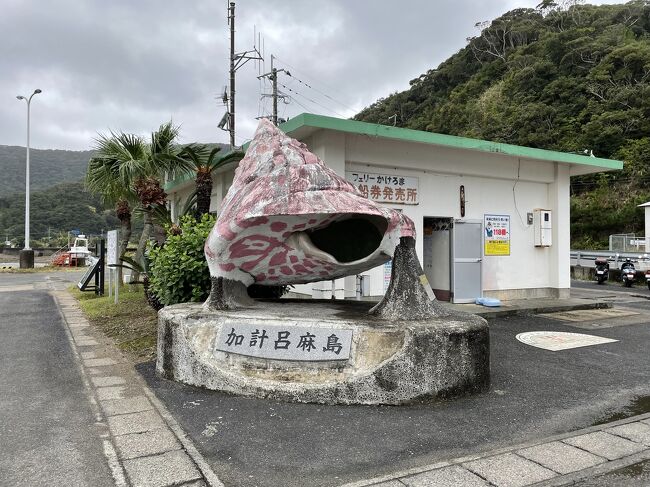 世界遺産に登録された奄美大島は魅力一杯の島です。今日は島の南側にある加計呂麻島へ行きます。長距離移動となるので朝早くから出かけました。