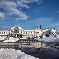 2021年冬、東北地方の豪雪地帯を鈍行列車でめぐる旅(3日目)