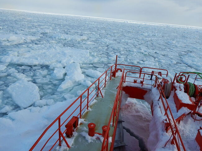 一生に一度は見たい流氷。オホーツク紋別でガリンコ。ーカニ食べ行こう！番外編ー