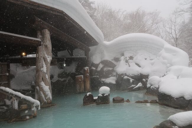 関東最後の秘湯と呼ばれる栃木県日光市の奥鬼怒温泉郷には八丁の湯・加仁湯・日光澤温泉・手白澤温泉と泉質の異なる4軒の温泉宿が山深い場所にひっそりと佇んでいます。<br />3回目のワクチン接種を済ませ天気予報で雪マークを確認してから旅行2日前に急遽予約。5本の自家源泉を所有する奥鬼怒温泉郷の宿「加仁湯」を訪ね、マイナス10℃の銀世界で雪見露天風呂を堪能してきました。<br /><br />1月に東北の温泉で雪見風呂の計画がオミクロン株の猛威にビビッて自粛していたので今回が2022年の初旅になります。