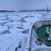 流氷が見たい! 2日目は網走流氷船オーロラ号最終便のサンセットクルーズに挑戦