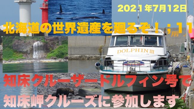 北海道の世界遺産を廻るぞ！：11　知床クルーザードルフィン号で知床岬クルーズに参加します