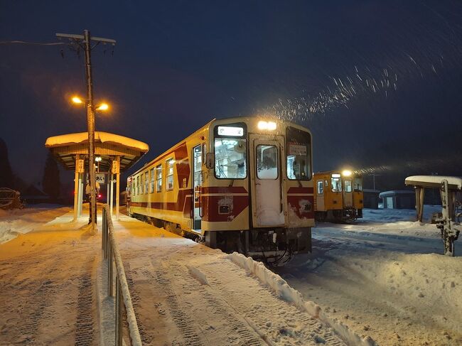 2021年冬、東北地方の豪雪地帯を鈍行列車でめぐる旅(5日目)