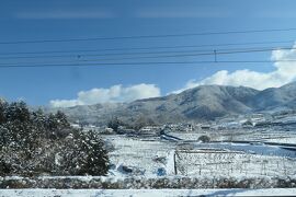 信州松本　優雅な冬旅♪　Vol.3 ☆特急あずさ　東京から松本へ美しい白銀世界♪