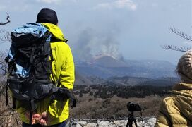 近所なのに初めて見た「大室山の山焼き」・・・グレタに見つかるな～！