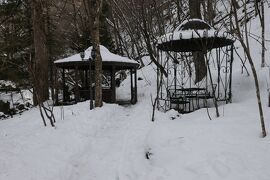 信州松本　優雅な冬旅♪　Vol.41 ☆扉温泉明神館：美しい雪景色の庭園と渓流♪