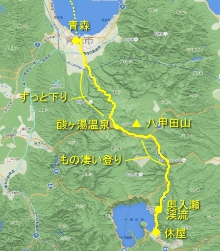 　自転車の旅　おーい北海道（５）<br /><br />　出発から７日目。十和田湖の民宿の朝。<br />　相部屋の連中が言うことには、昨晩は私が一番先に寝入ってしまい、手がピクピクと痙攣していたと教えてくれた。自分では余り感じたことなかったが、やっぱり連日大した重労働やってるてことだ。