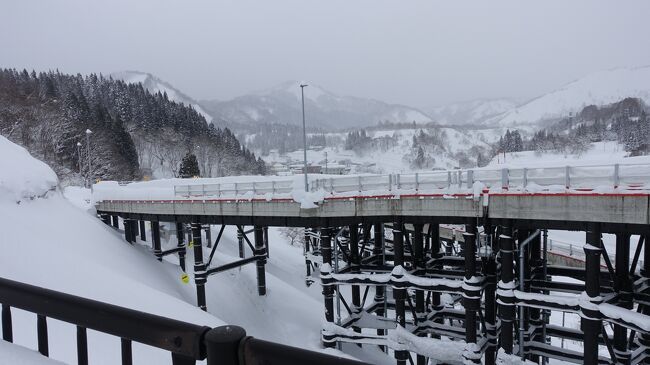 ドカ雪と温泉を求めて山形へ　２．肘折温泉三浦屋旅館と雪中湯巡り