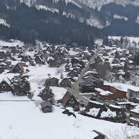 長野県白馬でスキーの後は、富山県を抜けて岐阜県白川郷へ　2日目