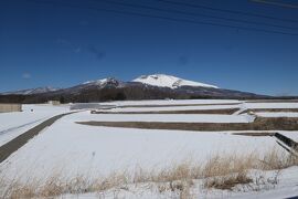 雪の軽井沢　優雅な冬旅♪　Vol.56 ☆しなの鉄道観光列車「ろくもん」優雅なランチと絶景雪の旅♪