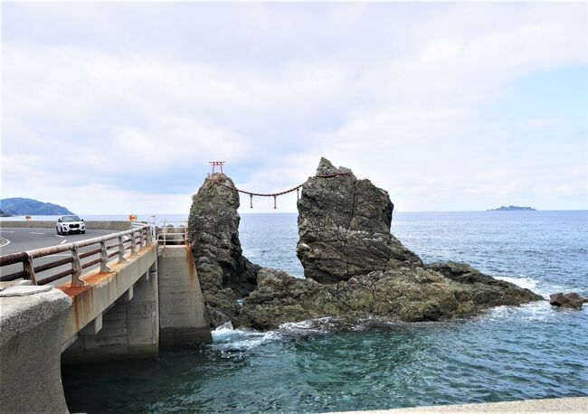 土曜日半日仕事をして，職場を1520に出発．羽田空港P3駐車場に1615到着．3連休のため10分ほど並んで中に入る．　NH669　長崎行き　1915発で長崎に　行きはプレミアムクラス．A321の近距離国際線仕様でビジネスクラスと同じ．これは電動だし座りやすいよね．この間の大阪線には二度とも味噌汁がついていなかったが，今回のプレミアムクラスでは味噌汁ついていた．たとえ少しでも味噌汁がないとなんか味気ないね．昔よりローカル線のお弁当も少し良くなった気がする．相変わらずコールドミールだが．長崎までは飛行時間も比較的長いのでゆっくりと飛行機旅行を楽しめる．2125到着　レンタカー会社を呼び出し，箕島大橋脇の長崎空港営業所へ．フィットで出発．<br />2159　本日はいつものインターナショナルホテルが満室だったので初めて大村ステーションホテルに宿泊　ワイド　シングルで朝食付き（ただしコロナ禍でお弁当になっている）10800円　ビール350とつまみ付き．しかし350mlでは足りないので隣のセブンイレブンへ買い出し．朝食は味気ない弁当だった．野菜がないのがつらい．早く正常化してほしい　もうまん延防止も長崎は終わっているよね．部屋は比較的広く，バスタブもよかった．<br />0905チェックアウト　長崎自動車道を野母崎に向かう．ここでは1020夫婦岩までを紹介．