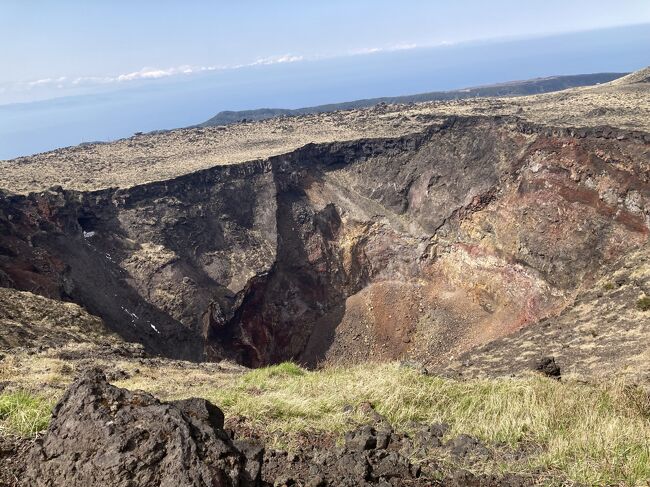 大島での椿祭りの期間、千葉の館山から大島へ高速ジェット船が運行されるのです。これは行かなきゃ&#8252;　と仲間を募り大島行きを計画。宿の人にやぶ椿のトンネルは？と聞けば、もう咲いているので早いほうがいいとのこと。2月の計画、でもやはりコロナが気になり、3月に延期。下旬にはオオシマザクラの咲くかもと期待し、何が何でも27日の椿祭りの終わる前＝高速ジェットの運行が終わる前にと計画、実施しました。<br />1日目は三原山のお鉢めぐりから裏砂漠コースへ。そして、浜の湯で夕日を見ながら入浴。<br />2日目は、大島一周道路でジオサイトめぐりと椿公園<br />充実の旅になりました。