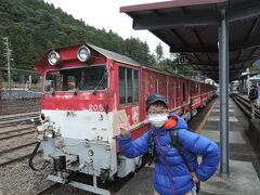 孫と行った、桜と梅が満開の東海道線、大井川鐵道、アプトライン　終点の井川まで行くなら弁当は必携