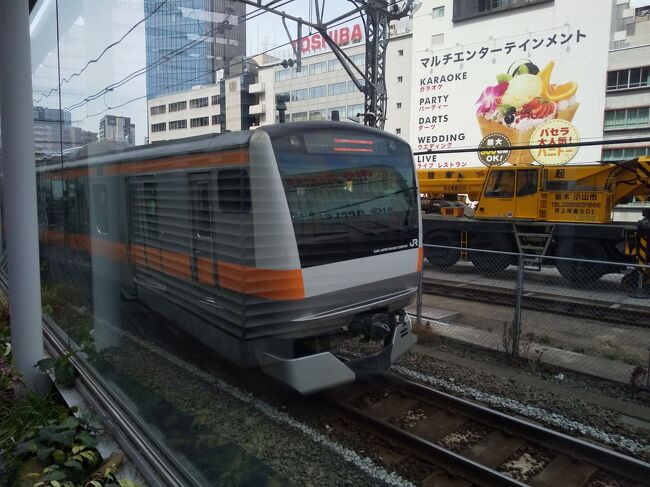 東京マリオットホテル　万世橋駅・岩崎邸編<br /><br />今回は東京マリオットホテルにホテルステイ　散歩好きな私は一人で散歩を楽しみました。<br /><br />東京マリオットホテルにチェックアウト後、旧万世橋駅ホームへ中央線快速がガラス越しに真横をすれ違います。ホームレストランでハンバーグを食べ、旧岩崎邸洋館から上野不忍の池横を通り、家族との夕食待ち合わせの銀座へ向かいます。