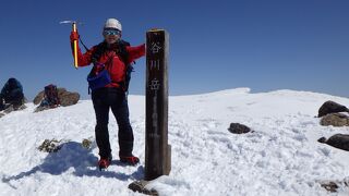 日本百名山＜谷川岳（トマの耳・オキの耳）＞日帰り雪山登山