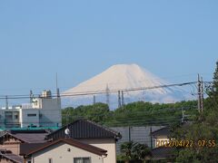 久し振りに見られた素晴らしい富士山