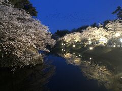 桜満喫　マダムの春旅イン弘前⑤　1日目の５　虹のマート・イトーヨーカドー・弘前パークホテル・弘前公園夜の部