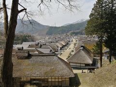 ’２２　福島桜さんぽ７　大内宿街並みさんぽ