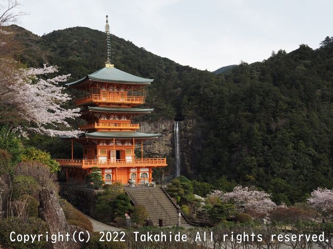 春の青春18きっぷを利用して和歌山に行きました。<br />JR西日本の『駅からはじまる西国三十三所めぐりスタンプラリー』のルール改正に併せ、4/1から西国三十三所を始めようと3/30に家を出て、31日は那智山周辺の熊野古道を歩きました。<br /><br /><br />GPSによる旅程：http://takahide.starfree.jp/Saigoku/Saigoku.html<br />スケジュール等：http://takahide.starfree.jp/Saigoku.html<br /><br /><br />青春18きっぷ：https://ja.wikipedia.org/wiki/%E9%9D%92%E6%98%A518%E3%81%8D%E3%81%A3%E3%81%B7<br />西国三十三所：https://ja.wikipedia.org/wiki/%E8%A5%BF%E5%9B%BD%E4%B8%89%E5%8D%81%E4%B8%89%E6%89%80<br />スタンプラリー：https://www.jr-odekake.net/navi/saigoku/digitalstamprally/<br />