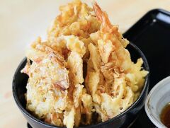 久々の南幌温泉 で キャベツ天丼