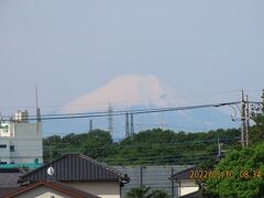 久し振りに見られた富士山