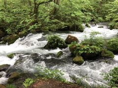 谷地温泉、奥入瀬渓流、十和田湖ドライブ