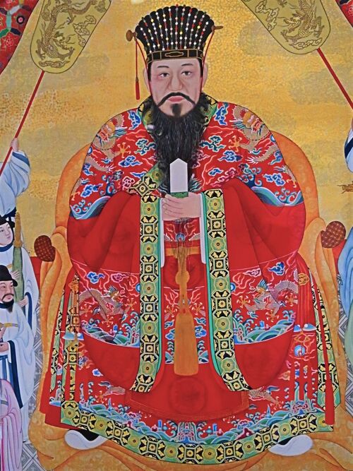 東博-2 《 琉球展 》琉球国王-尚氏御後絵(復元模写)☆焼失前 東博-2 《 琉球展 》琉球国王-尚氏御後絵(復元模写)☆焼失前