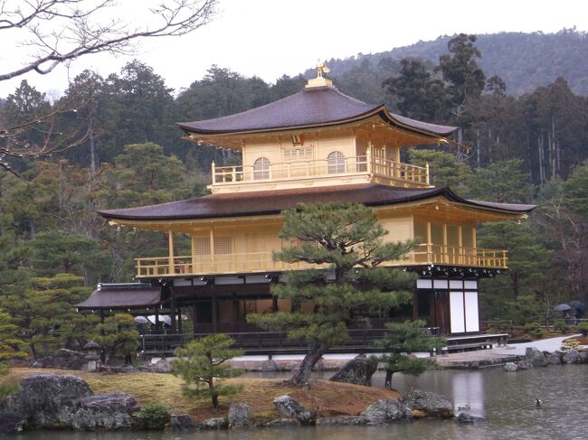 春先の旅というのにずっとお天気に恵まれていましたが、最終日はあいにくの小雨模様です。<br /><br />ホテル前のバス停から、市バスの1日パスを有効活用、大徳寺、金閣寺、仁和寺、妙心寺をバスで移動して回りました。<br /><br />最後にホテルから京都駅へも、目の前のバス停からは10分ちょっとの乗車。<br />荷物があるときにはありがたいこと。ホテルの立地、よかったなと実感しました。<br /><br />7日間、奈良、京都をゆっくり堪能し、午後の新幹線で帰途に着きました。