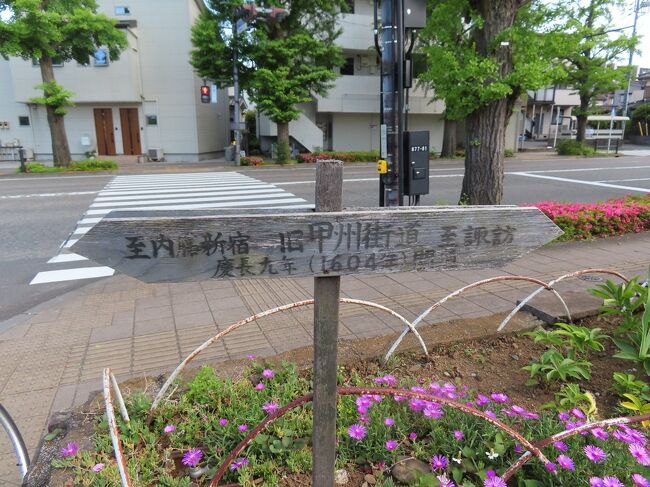 八王子市内の旧甲州街道をポタリング 2022/06/02,05<br /><br />2022/06/02 往復:15㎞<br /><br />大和田橋付近から町田街道の間に、とぎれとぎれに旧甲州街道が、五か所残されていますが、大和田橋付近から府中までは残されていません。後、梅林で有名な裏高尾から先、甲府方面へは、かなり残されているようです。<br />一里塚など、一部がブラタモリで紹介されたようですね。<br />裏高尾の旧甲州街道は、次回です。<br /><br />【旧甲州街道 裏高尾ポタリング 八王子 2022/06/05】<br /><br />今日は、前回の残り、裏高尾の旧甲州街道をポタリング、往復24㎞でした。<br />裏高尾には、遊歩道梅林・関所梅林・天神梅林・荒井梅林・湯の花梅林・木下沢梅林・小仏梅林と7カ所あり、梅の時期には、毎年訪れます。<br />自宅から甲州街道を走り、小仏峠バス停まで行きました。<br />ハイカーの話では、バス停の先は、山道になるようなので、ここまでとしました。<br />行きは1時間以上かかりましたが、帰りは、40分ほどで戻りました。<br />(甲州街道) ⇒ ユーロード ⇒ 高尾駅 ⇒ (旧甲州街道) ⇒ 高尾駒木野庭園 ⇒ 小仏関跡 ⇒ するさしのとうふ 峰尾豆腐店 ⇒ 浅川国際マス釣場 ⇒ 高尾山 林道日影沢線 起点 ⇒ 小仏バス停