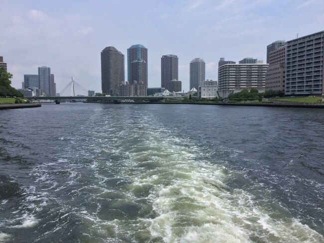 浅草から水上バスに乗ってお台場海浜公園に行ってみました。