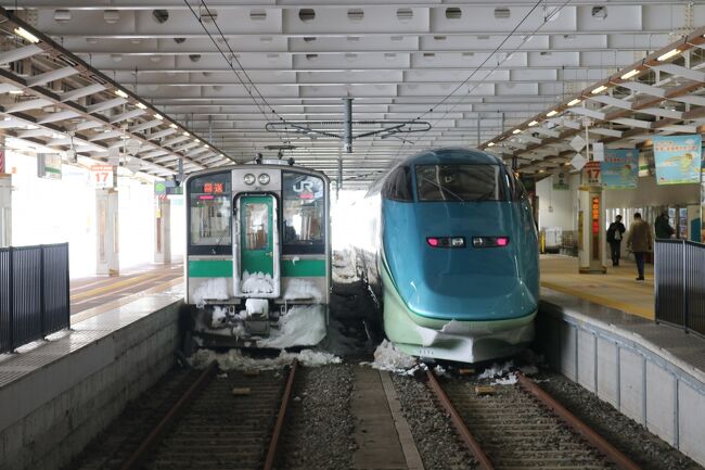 秋田からの帰りは3月で運行終了となるとれいゆつばさに乗車しました