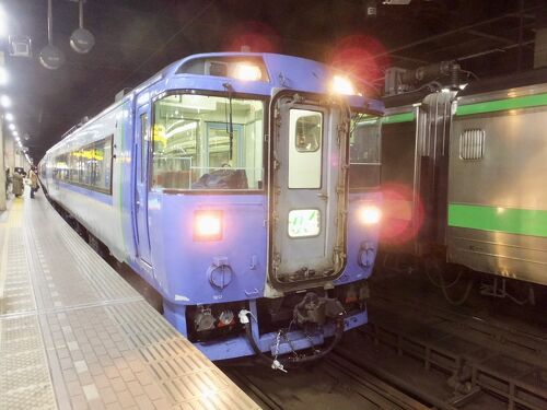 JR北海道 普通列車 行先板 札幌 旭川