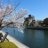 桜満開の中、広島の2つの世界遺産を船で巡る