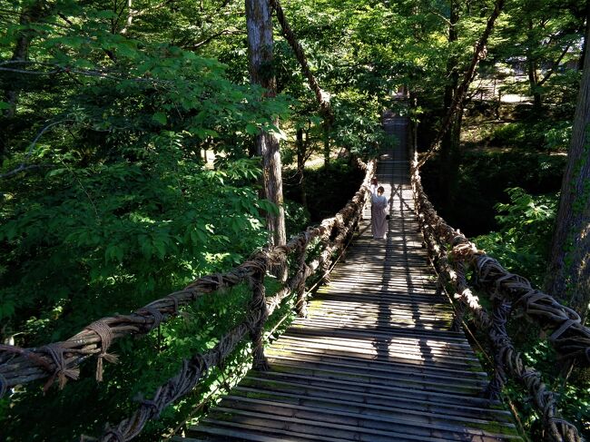 徳島のかずら橋は有名ですが、福井にもかずら橋があるのをご存知でした？<br /><br />最近のお寺さんは、個性的なのが増えてきましたね。<br />御誕生寺もユニークですよ。(^o^)