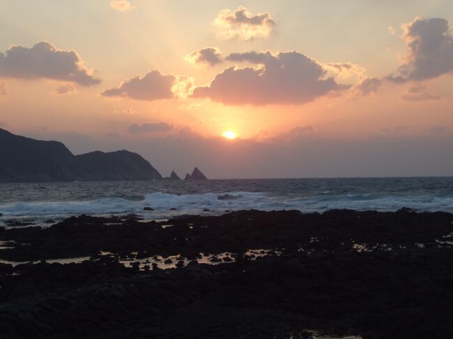 長崎五島列島　中通島　夕日