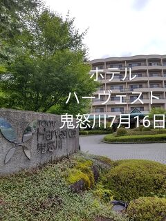 ホテルハーヴェスト鬼怒川宿泊7月16日