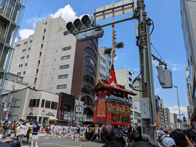 いつものホテルで水族館でもいってゆっくりしよー、とおもったのに、旅行当日に祇園祭の時期だと知ってしまいました、、、、さてはてどうする！？