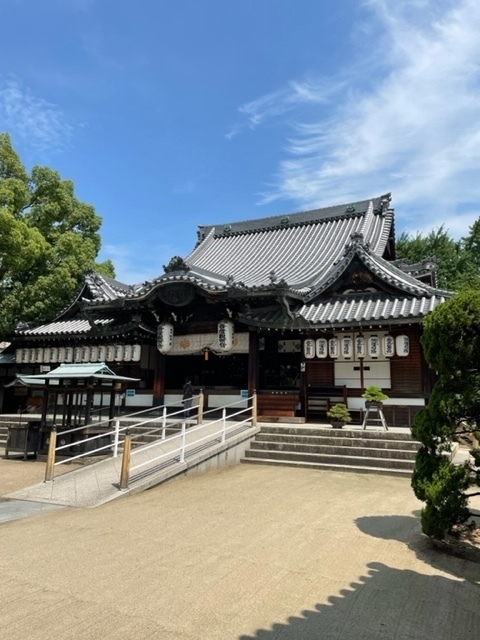 大阪メトロあびこ駅からあびこ観音にお参りに行きました。