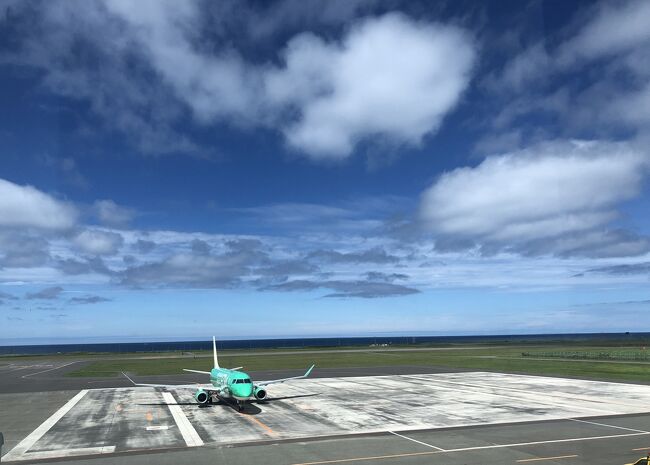 夏の北海道、札幌と道北を巡る3泊4日の旅。<br /><br />初日は札幌滞在。札幌ドームでプロ野球「北海道日本ハムファイターズ対千葉ロッテマリーンズ」の試合を千葉ロッテ応援で観戦するのがメイン。あとは白い恋人パーク、札幌市中央卸売市場場外市場、ラーメン横丁でご飯食べたりして札幌泊。<br /><br />2日めは一路北へ。札幌駅発の特急宗谷で音威子府駅まで行き、旧国鉄天北線を走る路線バスへ乗り換えて、4時間半かけて稚内へ。稚内泊。<br /><br />3日めは礼文島と利尻島を日帰りで巡る旅。稚内泊。<br />4日めは稚内市内を見て帰京となります。<br /><br />写真が多くなったため、前中後編の3回に分けています。後編は3日めの利尻島周遊と4日めの稚内市内散策です。最後の最後、帰り際にいちばん晴れ上がりやがった稚内空港の写真を表紙にしました。ご覧いただきました皆様、ありがとうございました。<br /><br />※前編はこちら↓<br />https://4travel.jp/travelogue/11768016<br /><br />※中編はこちら↓<br />https://4travel.jp/travelogue/11768432