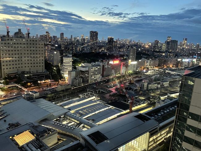 ストリングスホテルインターコンチネンタルに宿泊。品川ゲートウェイ駅の見学。翌日川崎大師へ。