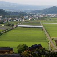 稲穂の緑とホタルの光を求めて　川場温泉