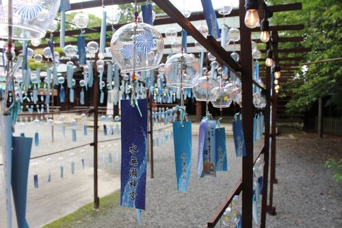 夏の風物詩 蓮と風鈴の神社巡り【2】水無瀬神宮』高槻・島本 夏の風物詩 蓮と風鈴の神社巡り【2】水無瀬神宮』高槻・島本